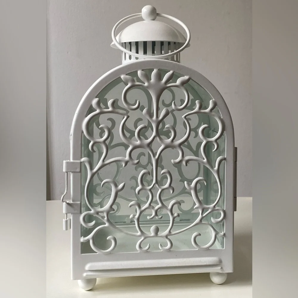 IKEA Elegant White Decorative Lantern